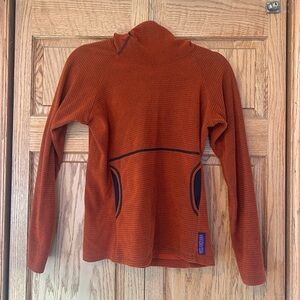 Melanzana Rust Orange Hoodie